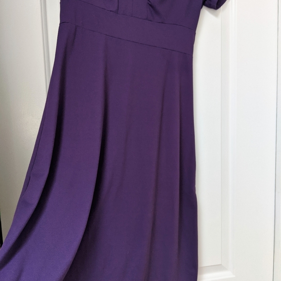 EDDIE BAUER Travex Deep Purple/ Eggplant/Plum Color Dress - Picture 5 of 11